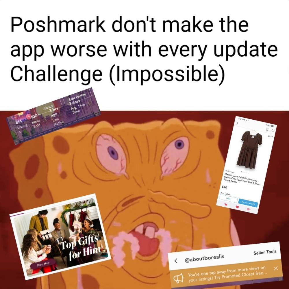 Poshmark Stop Making Unnecessary Changes Please